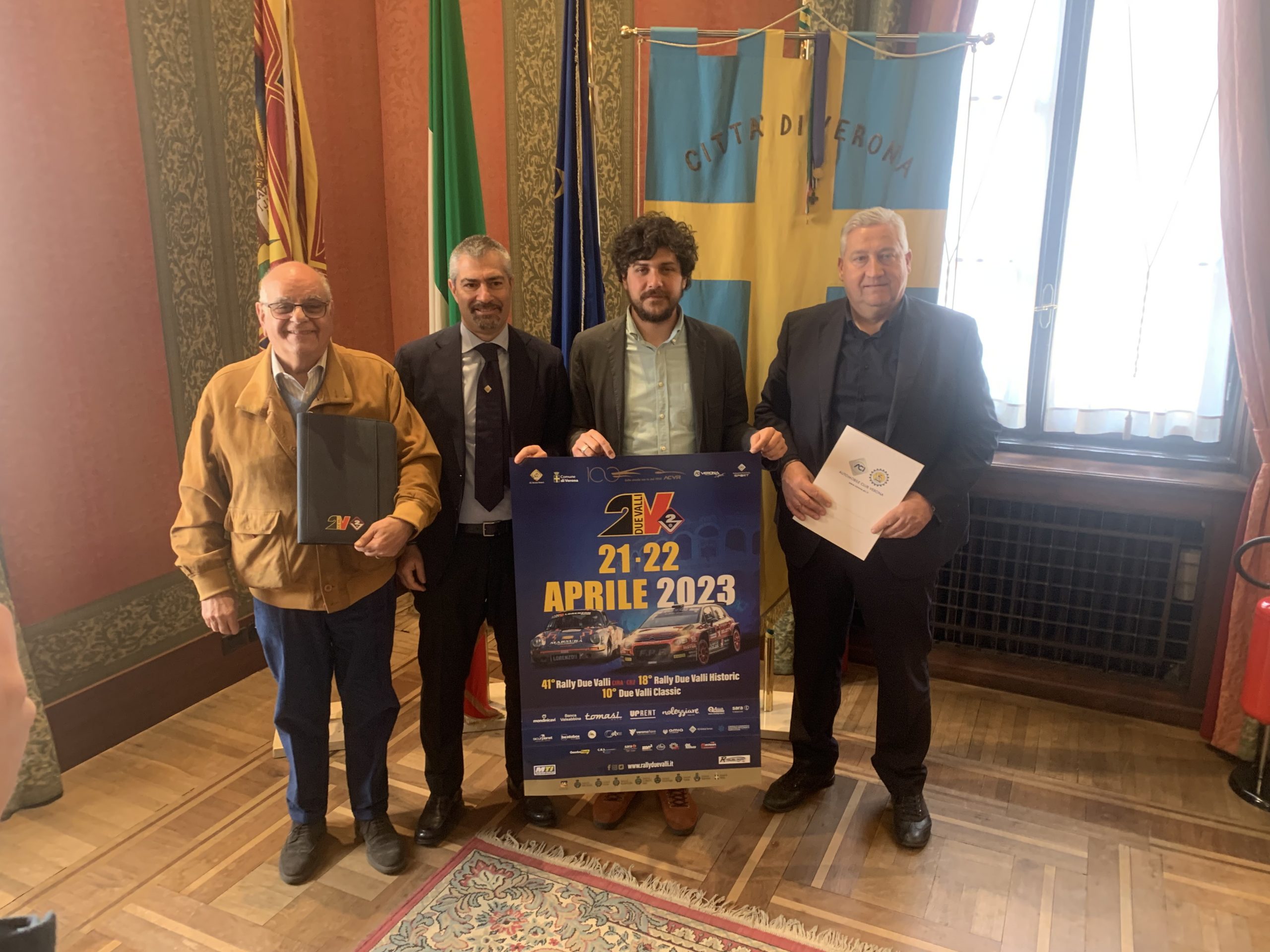 A Verona si corre il Rally Due Valli per festeggiare i 100 anni di Aci