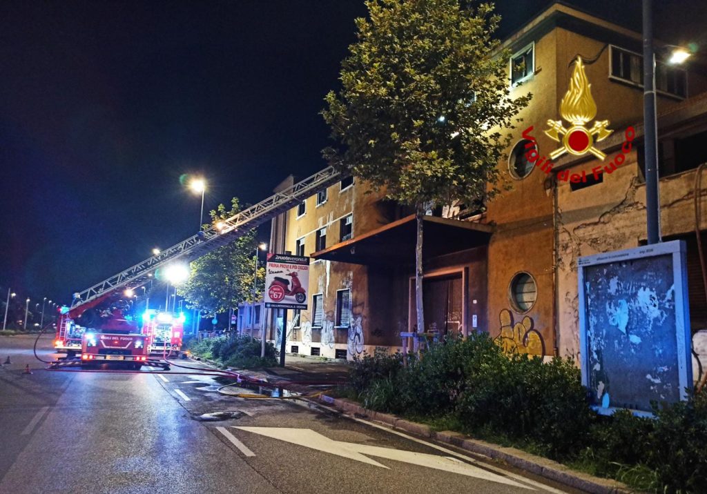 incendio viale piave